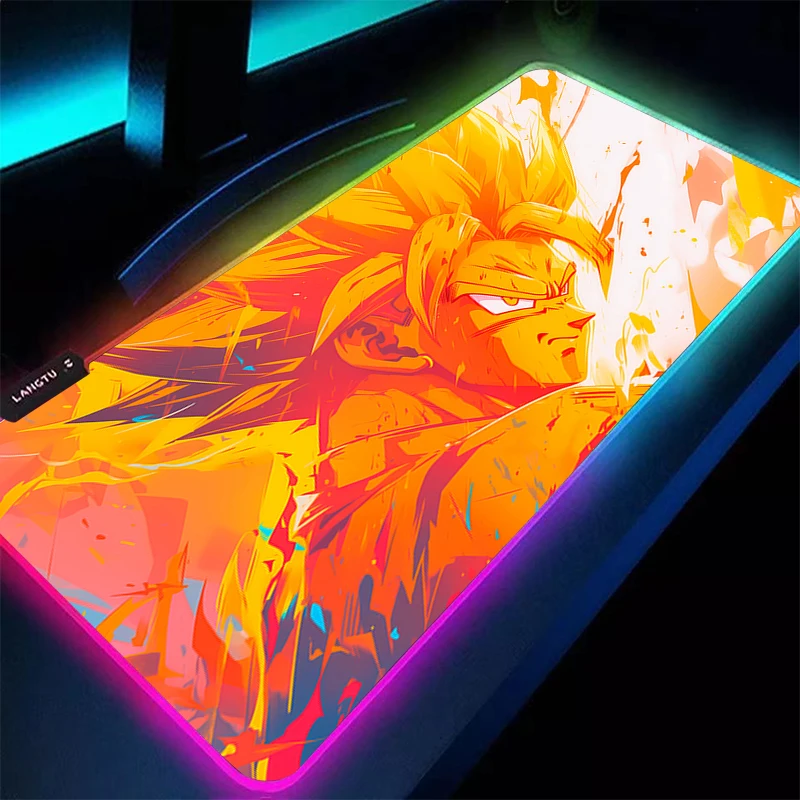 

Mouse Pad D-Dragon Ball Gamers Computer Extended Mousepad E-sports Players Desk Mouse Mat Gaming Keyboard Rubber Durable Carpet