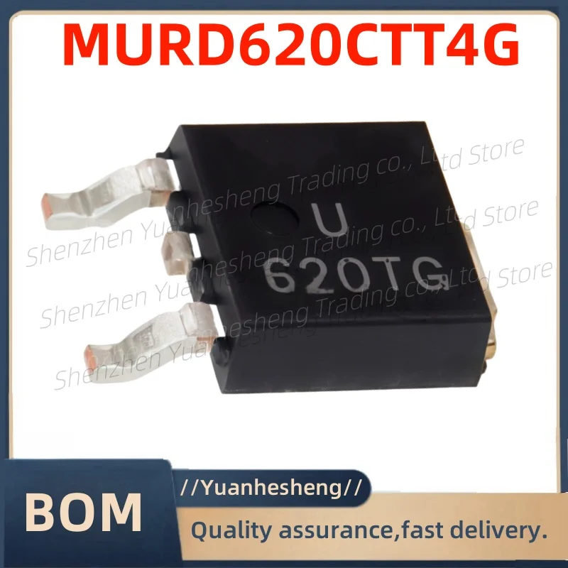 

50pcs for Brand new and original MURD620CTT4G U620TG 620TG TO252 computer di bordo auto chip vulnerabili 200V