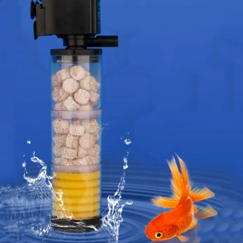 

Погружной внутренний фильтр-насос 3-в-1 для аквариума, аксессуары для аквариумных фильтров