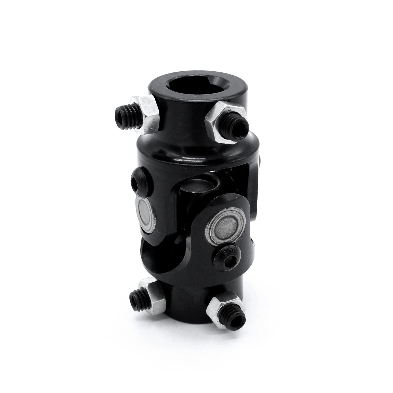 

Steering Shaft U Joint Coupler 3/4in DD X 3/4in DD Black Powder Coated Steering Shaft U Joint Coupler Powder Coated