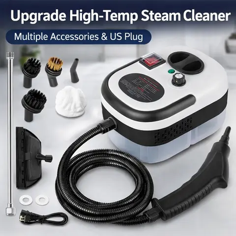 2500W High Temperature Steam Cleaner 110V Portable Handheld Steam Cleaning Machine With Multiple Accessories US Plug