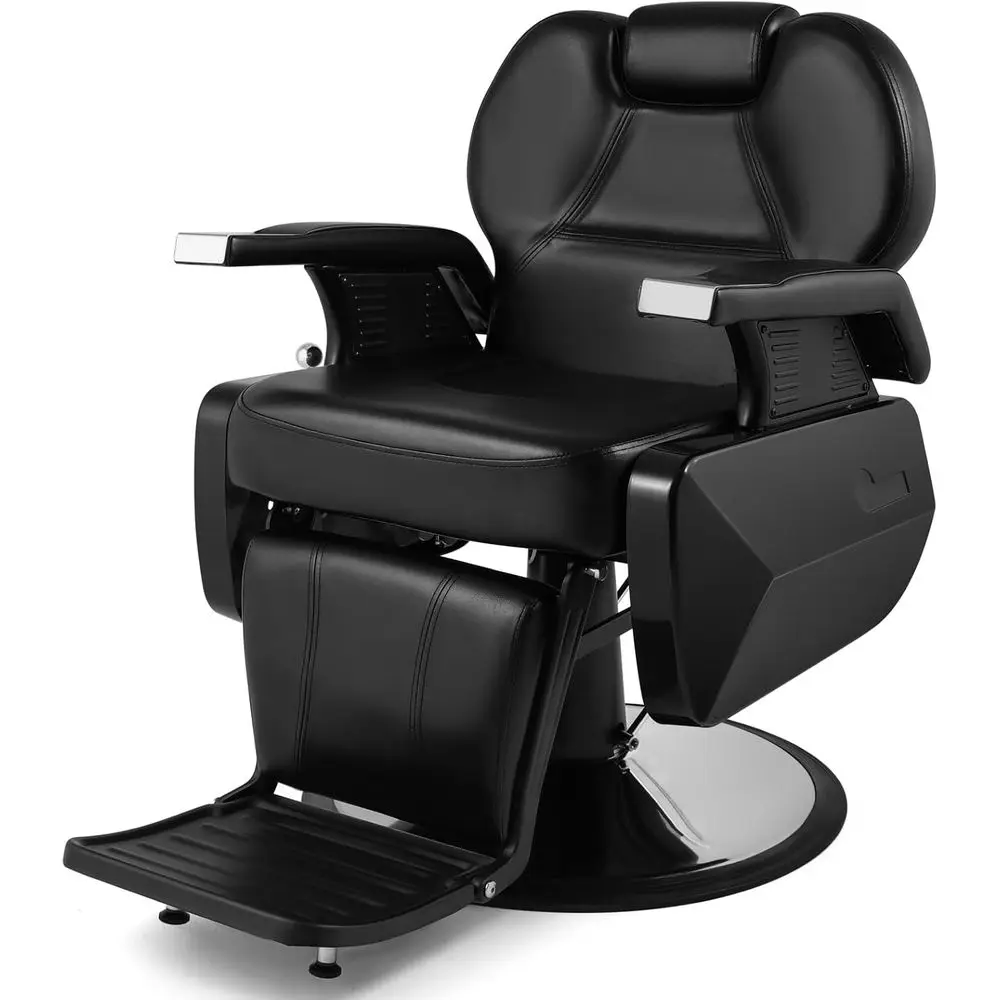 Proional Barber Chair, All pose Reclining Sn Chair | Heavy Duty Hydraulic Pump, Multi-unctional, 360° Swivel, Adjustable Height,