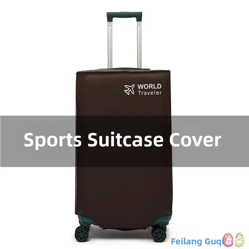 

Thiened Protective Cover for Lage Transparent Dustproof Travel Suitcase Cover New Carry-On Bag Protector Fly Blue Valley