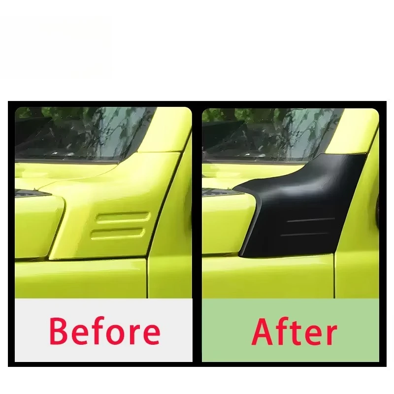 ABS Black Hood Side Corner Guard Garnish for JB64 JB74 JC74 2019+ Offroad Accessories