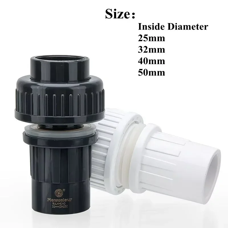 20-50mm UPVC schott Garten Bewässerung Bewässerung Rohr Adapter Rohr Teile Werkzeuge Stecker Aquarium Tank Rohr Adapter