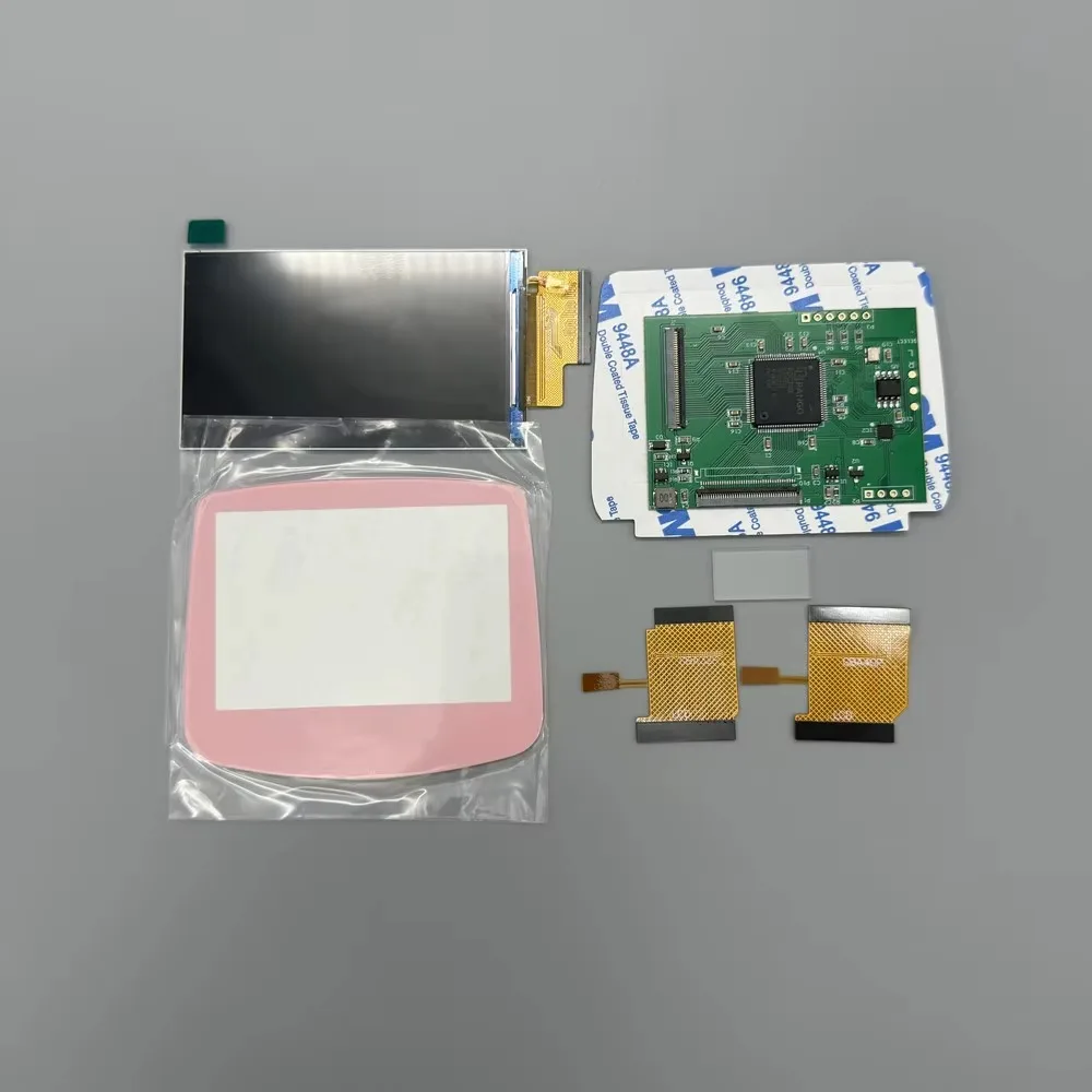 V5.4 PCB IPS LCD-scherm voor GBA Snijvrije schaal Geen lassen Origineel formaat Scherm voor GBA Hoogtepunt Helderheid LCD