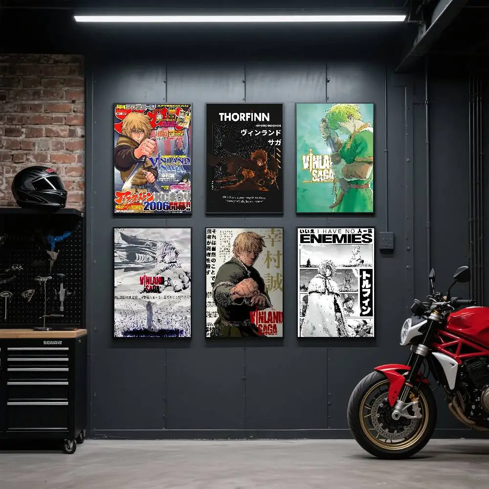 Vinland Saga Anime-Poster Kunstdruck im Anime-Stil Heimdekoration Ideales Geschenk Perfekte Raumdekoration