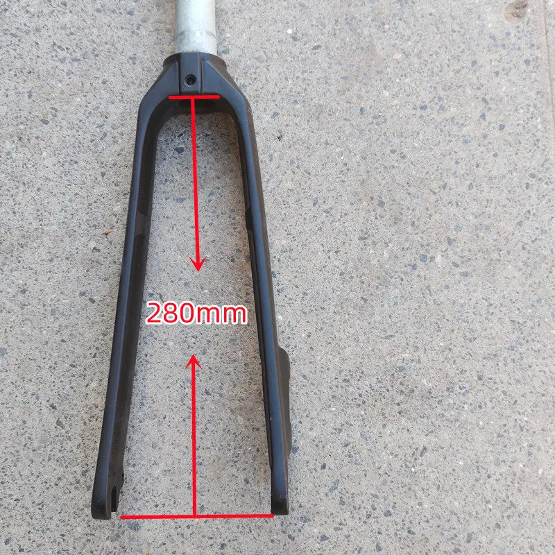 20 Zoll Scheibenbremsen-Vorderradgabel aus Aluminiumlegierung, starre Gabel, 406 Faltrad, Lithium-betriebene Fahrradgabel, zahnlos, 28,6 mm, 100 mm Gabel – Detail 13