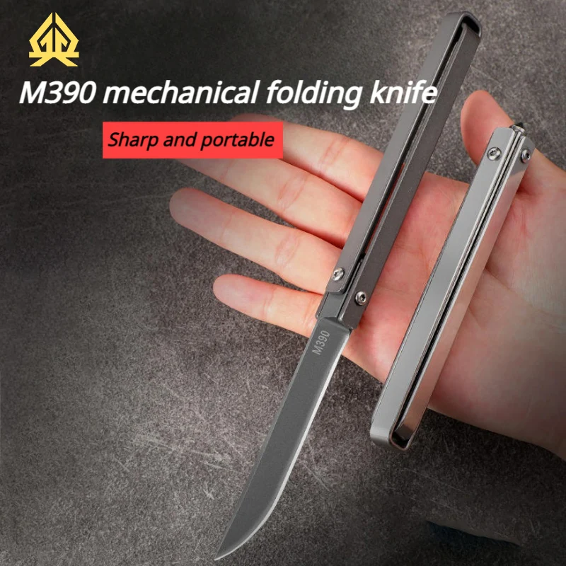 

Уличный высокопрочный портативный нож XTL M390, механический складной нож для фруктов, Походный нож для барбекю, нож для резки