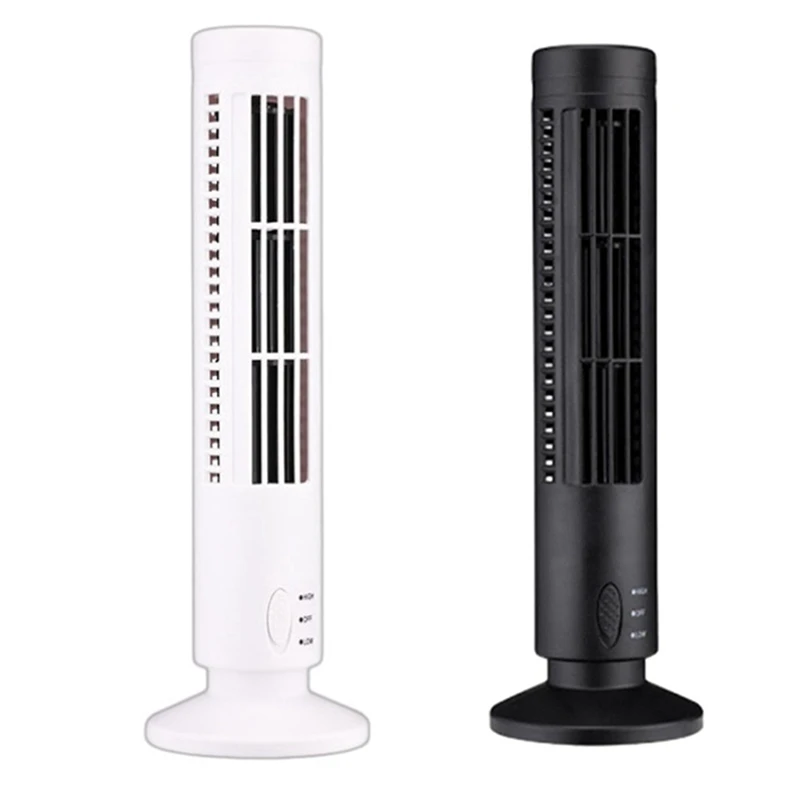 

Tower Fan Mini Desktop Bladeless Fan, Student Office Home Vertical Desktop Fan, Suitable For Home Office And Bedroom