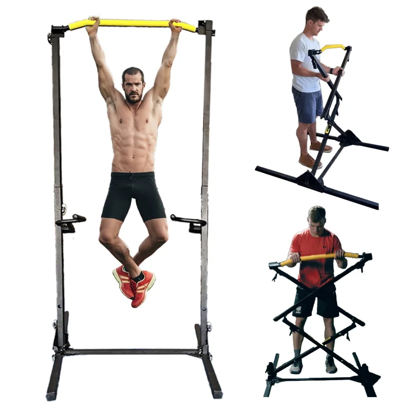 

wholesale outdoor folding training pull up bar chin up station dip stands door gym chin multi functional horizontal up bar