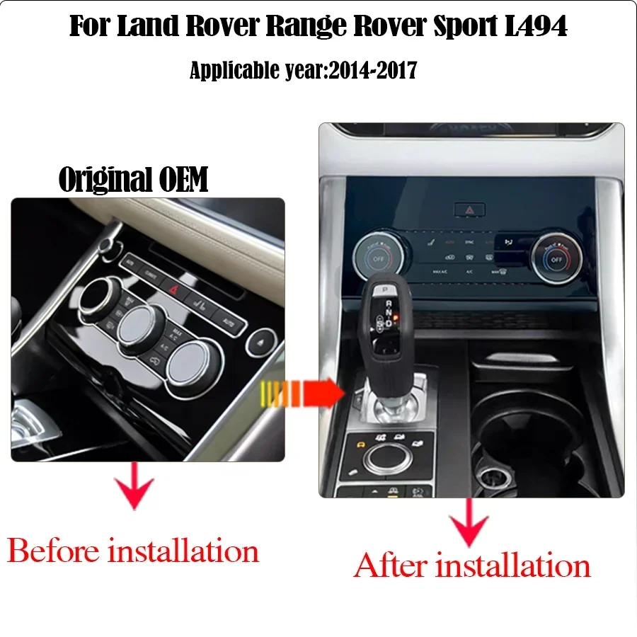 1.28 inch AC Panel For 2013-2017 Range Rover Sport/Vogue/L494/L405 Solid Button 1:1 Plug and Play