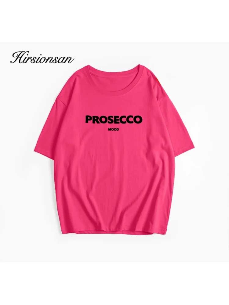 Camiseta impressa com gráfico Hirsionsan-letra para mulheres, roupas femininas extragrandes, tops elegantes com gola O, algodão, Lady, Y2k, verão