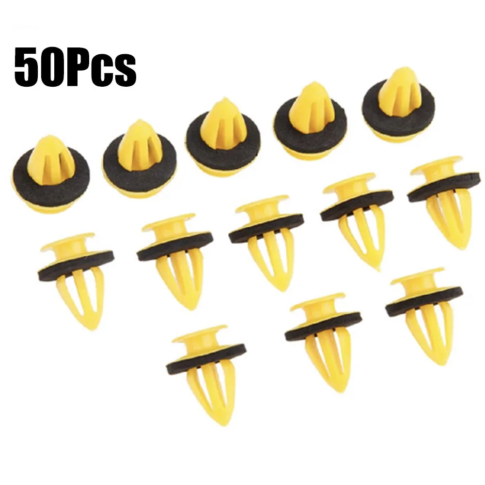 50pcs Car Door Trim Panels Fastener Clips For Ford MK1 MK2 V191 MK3 1995-2013 For Ford Focus MK1 C170 MK2 C307 1998-2012