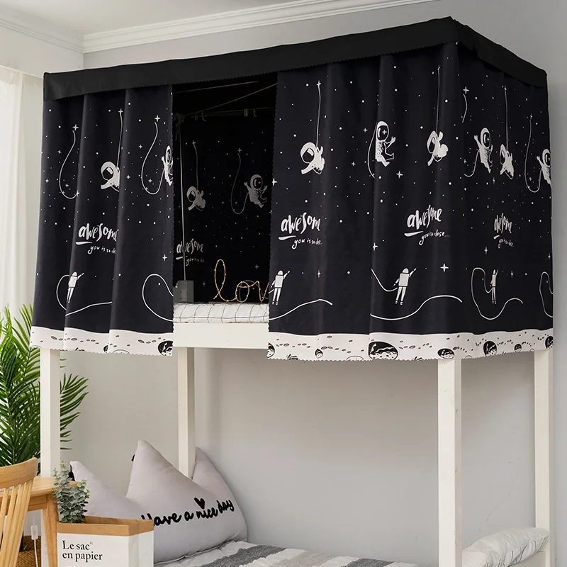 Student Bed Curtain Upper Lower Bunk Female Shading Cloth Dormitory University Male Girl Table