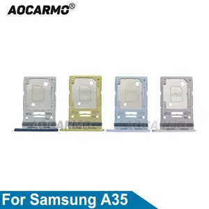 Bilashmart Aocarmo Samsung Galaxy A35 SIM Card Sim Tray Slot Holder Replacement Parts Yellow /Blue /Black