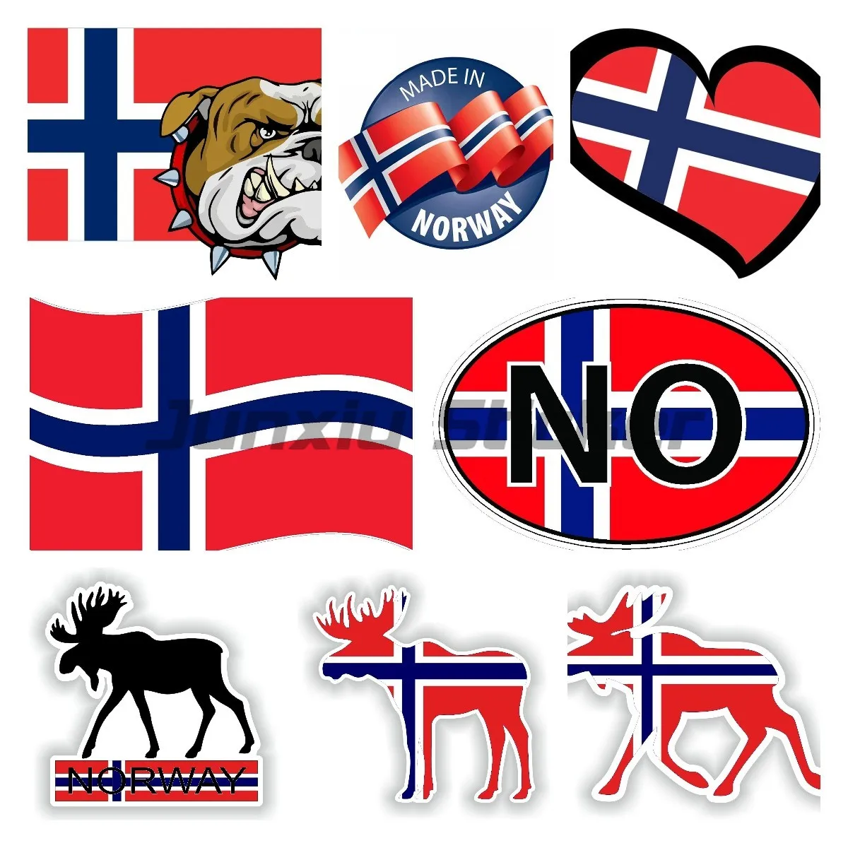 

Norway National Flag Map Vinyl Sticker Silhouette Norway Flag for Bumper Guitar Skate Locker Tablet