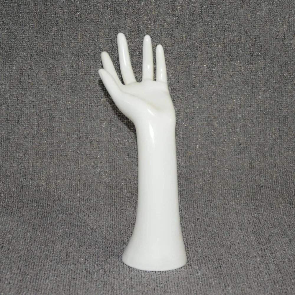 

Rings Watches Mannequin Hand Model Model Stand Necklace Bracelet Jewelry Display Hand White/Skin/Black Miniatures