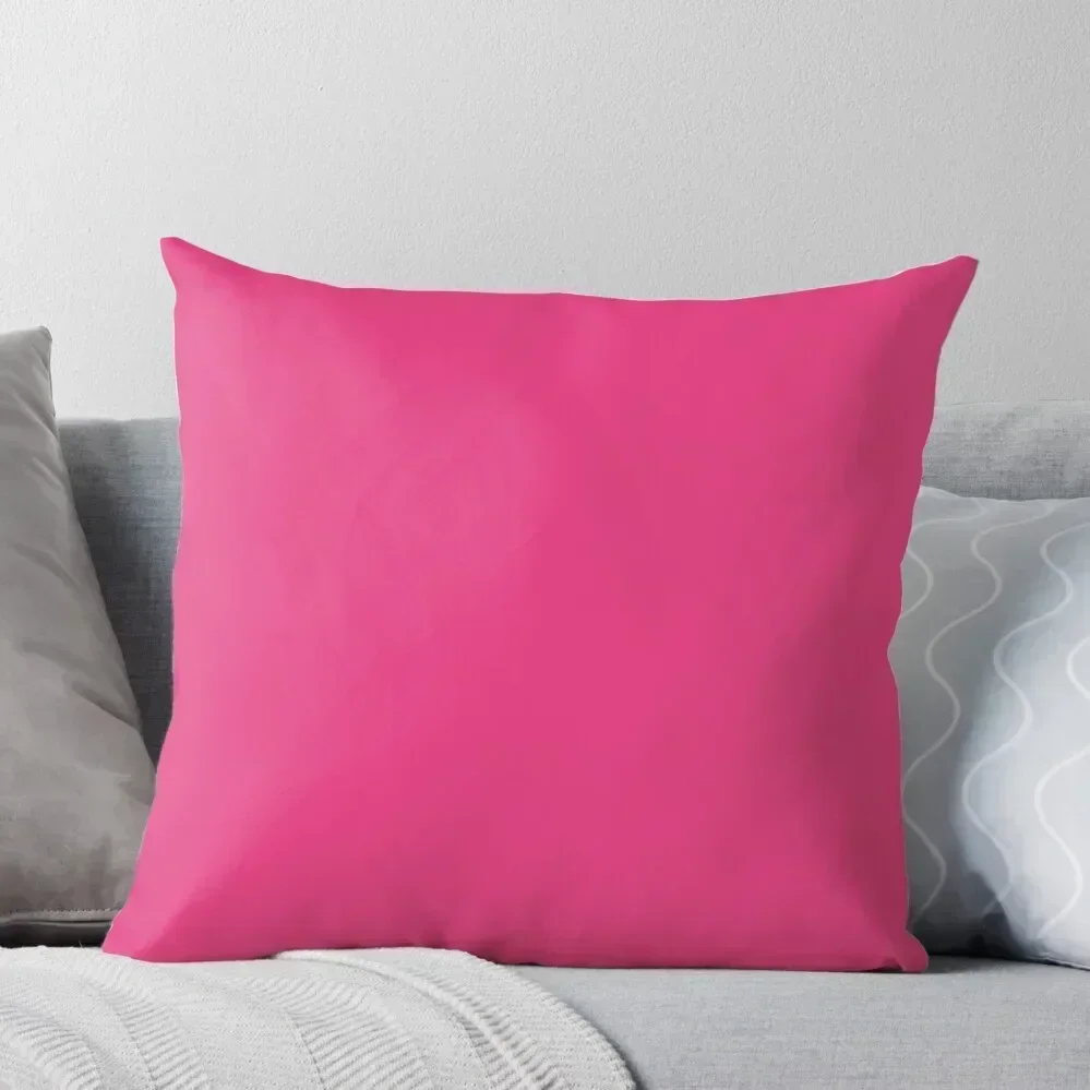 Plain Cerise Pink - Over 100 shades of Pink on Ozcushions Throw Pillow Sofa Decorative Covers Sofa Covers pillow