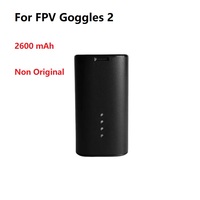 For FPV Goggles2 Battery Compatible Goggles 2 FPV Flight Glasses V2 Accessories 2600mAh Capacity Up to 2h Li-ion Type Battery