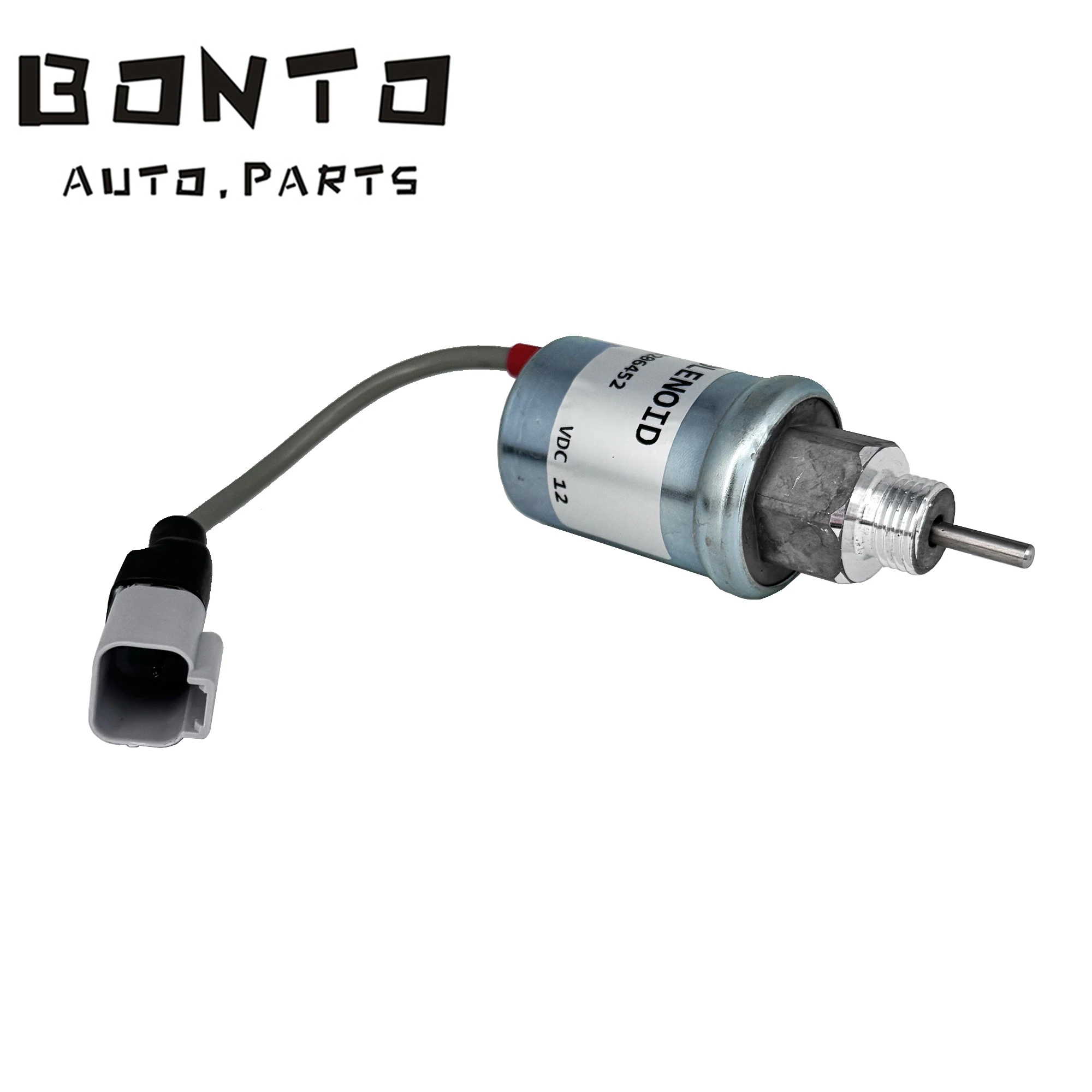 BONTO 12V Fuel Shut Off Solenoid Valve For Perkins 402D 403D 404D 404C 403C Caterpillar Engine 3011C 3013C U85206452 185206452