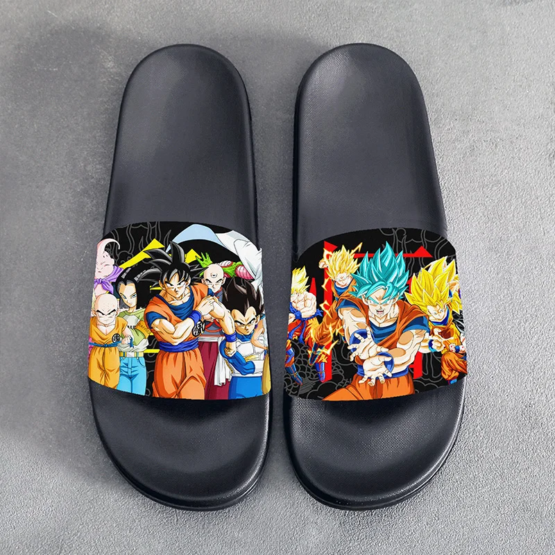 

Summer Sandals Slippers Anime Dragon Ball Saiyan Son Goku Cosplay Slippers Cartoon Shoes For Men Women Unisex Halloween Gift