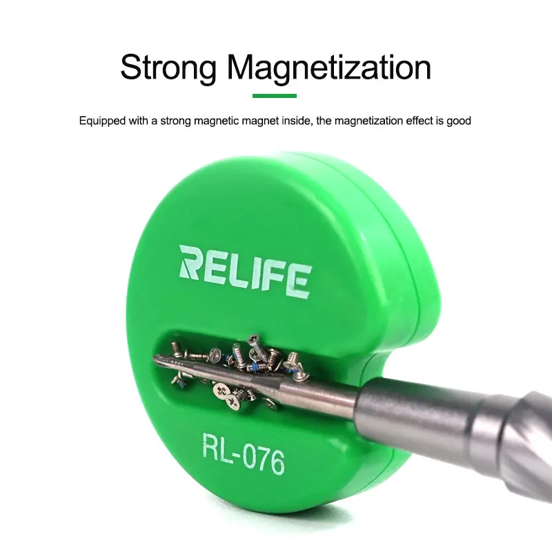 Relife RL-076 Fast Magnetizer for Screwdriver Put The Screwdriver Into Realize The Demagnetization/magnetization Function