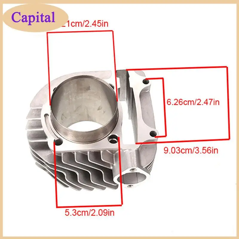 Go-Karts and Motorcycle Replacements Premium Material Cylinder Heads Designed for 180Cc Engines: Perfect for Beach Bikes