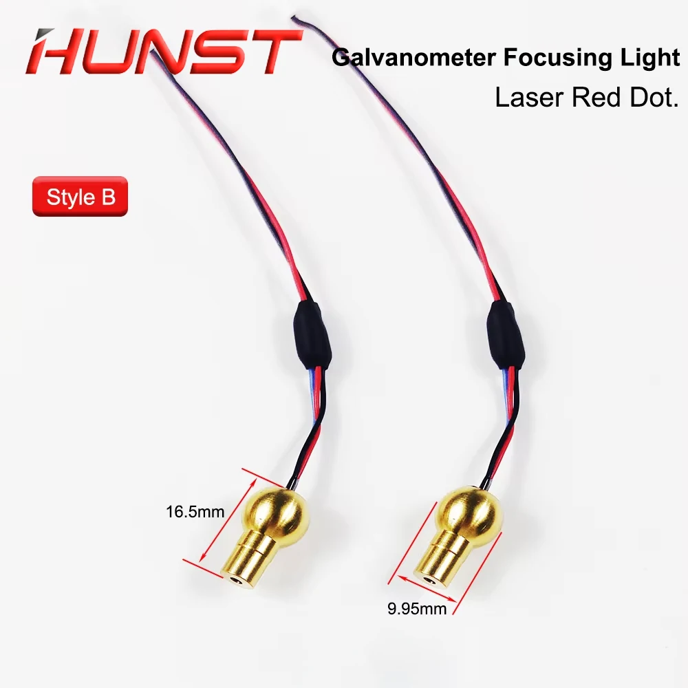 HUNST Laser Marking Machine Focusing Light for SG7110 RC1001 RC7110 Galvanometer Scanner 650nm Red Dot Accessories