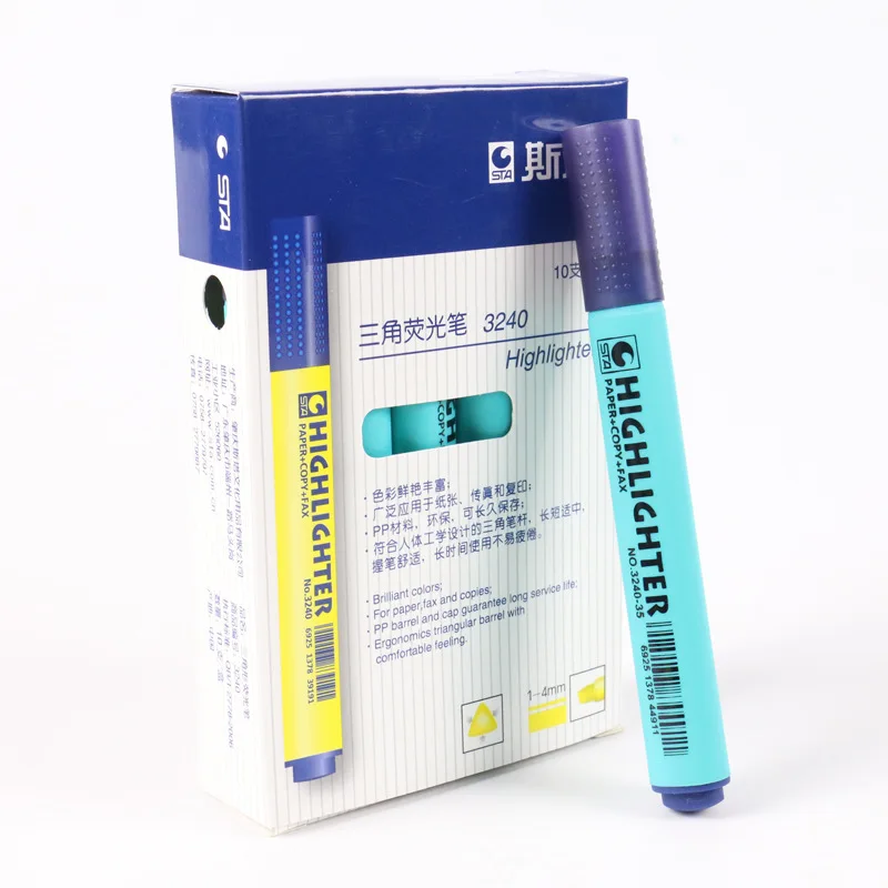 Groothandel Kleur Markeerstift Groothandel Student Marker Key Marker Geneigd Marker