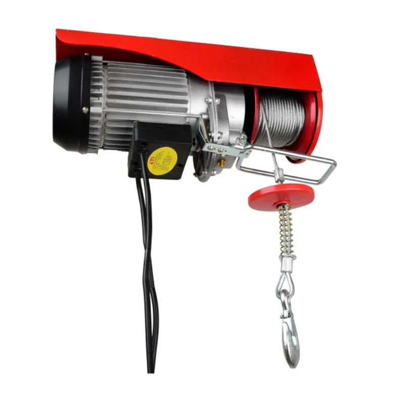 

Mini electric hoist 220V household small crane hoist construction decoration lifting crane grain transport machine