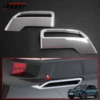 2 uds cubierta de escape trasera cromada para coche para Peugeot 3008 5008 T87 2017 - 2019 tubo final decoración Exterior de coche accesorios embellecedores