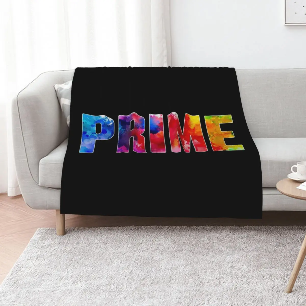 Prime Sports Drink Throw Blanket halloween For Baby Flannels Retros manga Flannel Fabric Blankets