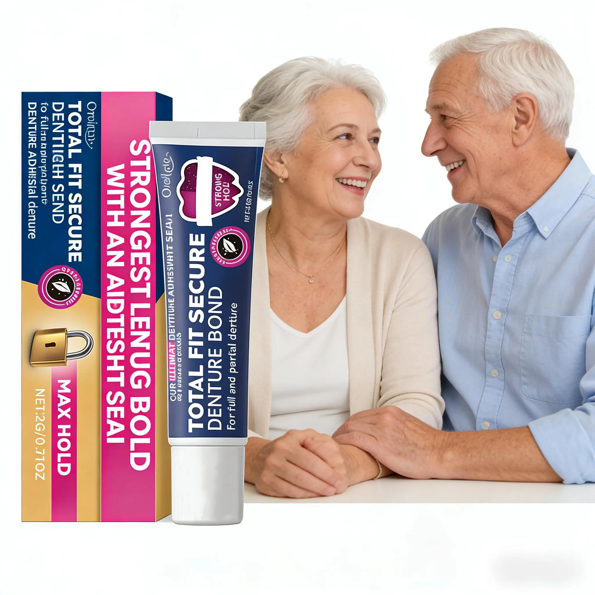 Professional Denture Adhesive Cream Prevent Loosen Thermoplastic Relief Gum Pain Cushion Friction Fixed Denture False Teeth Glue