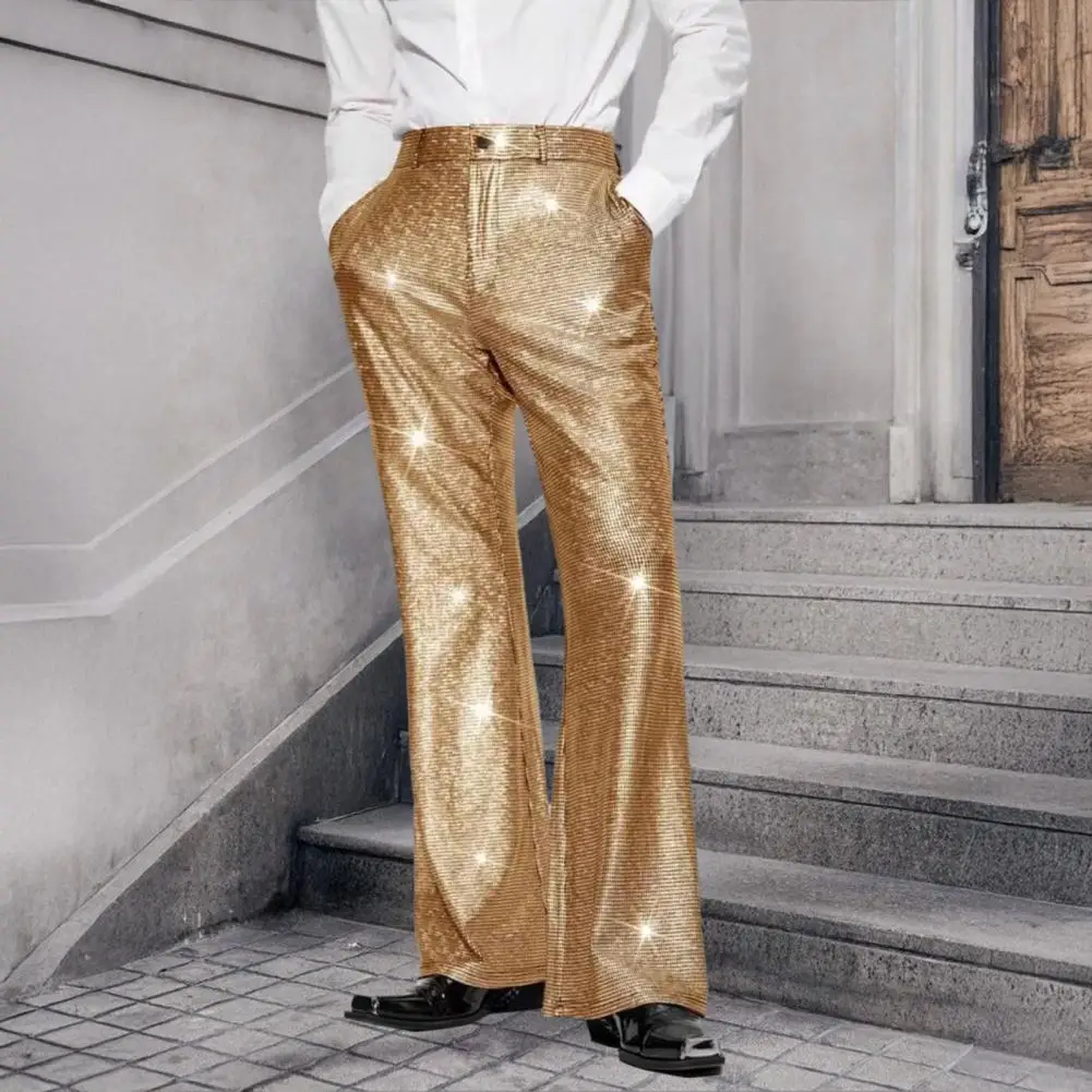 

New Male Classic Formal Pants Men Business Casual Fashion Comfortable Office Cotton Slim Trousers Elastic Waist Party Pants
