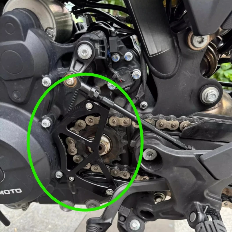 Motorcycle chain gear protection cover sensor protection cover decorative for KTM DUKE 790 890ADV R S 2018-2023 3