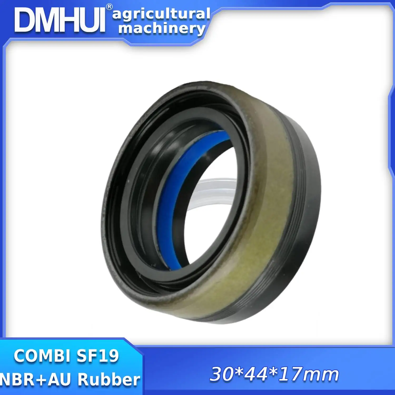 

DMHUI Hub Oil Seal Spare Part 644149 Oil Seal 30x44x17mm COMBI SF19 Type NBR+AU for CASE/87710155 OEM Corteco/12036964B