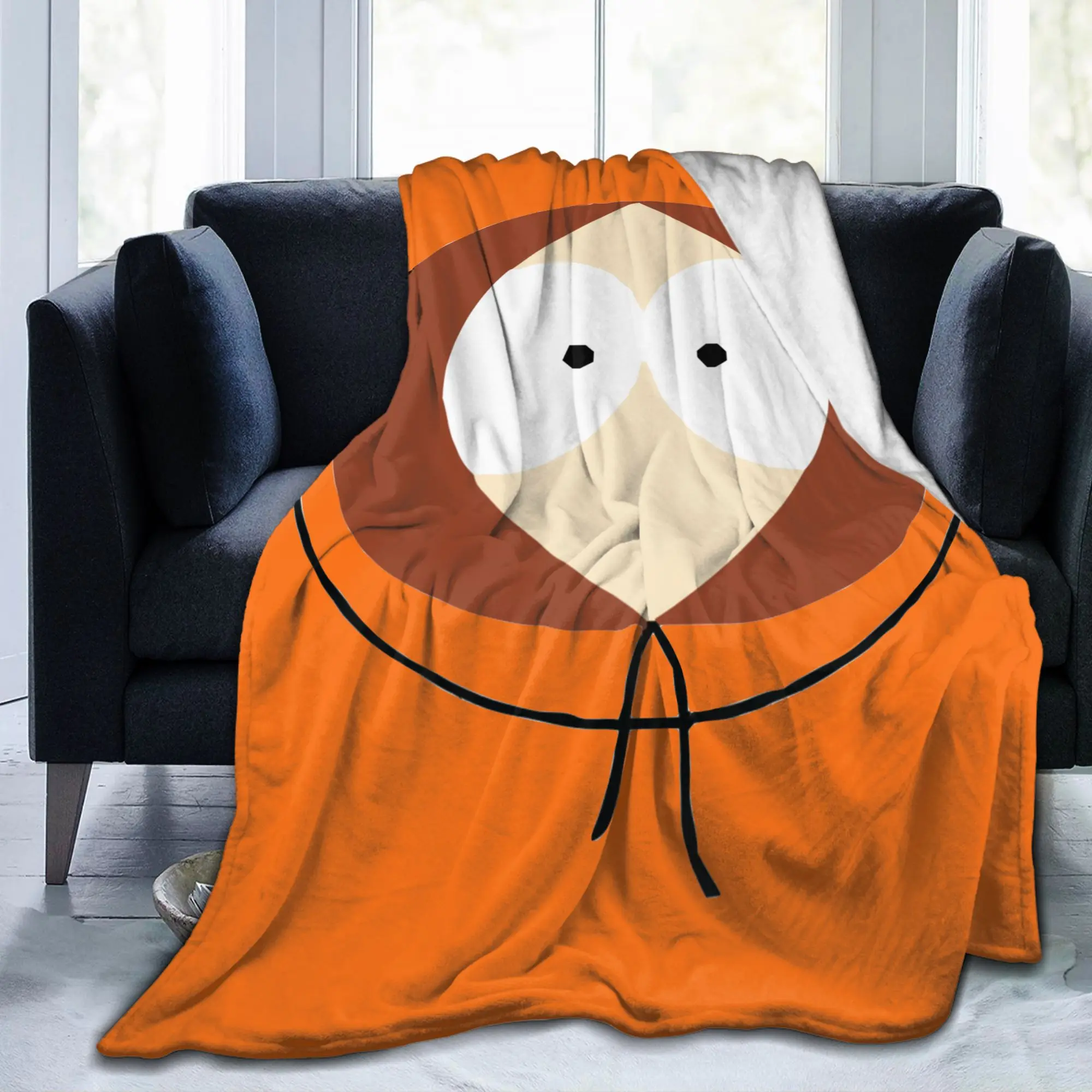 

Флисовое одеяло Southparkd для мальчиков Kenny, одеяла с героями мультфильмов аниме для дома, улицы, легкий тонкий коврик для кровати