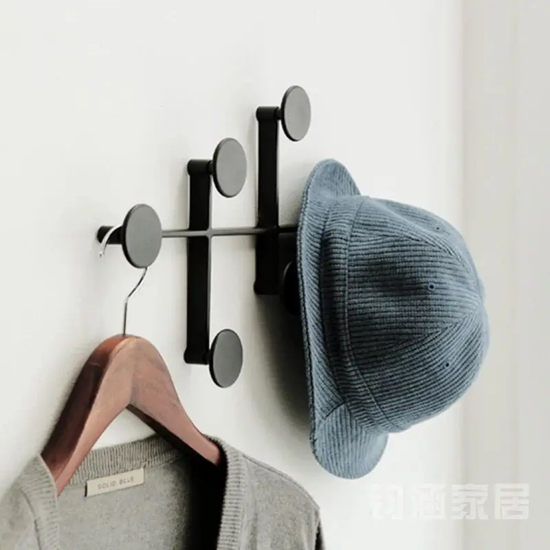 

Wall Hanger Modern Simple Nordic Coat Rack Creative Design Metal Coat Stand Home Entrance Decoration Wall Coat Hat Key Hook