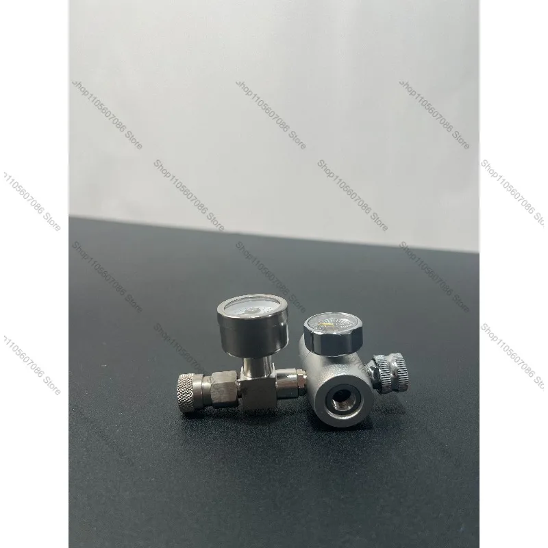 Pneumatic Coffee Machine Pressure Reducing Valve, Double Table Rotary Pressure Reducing Valve 3/8-24