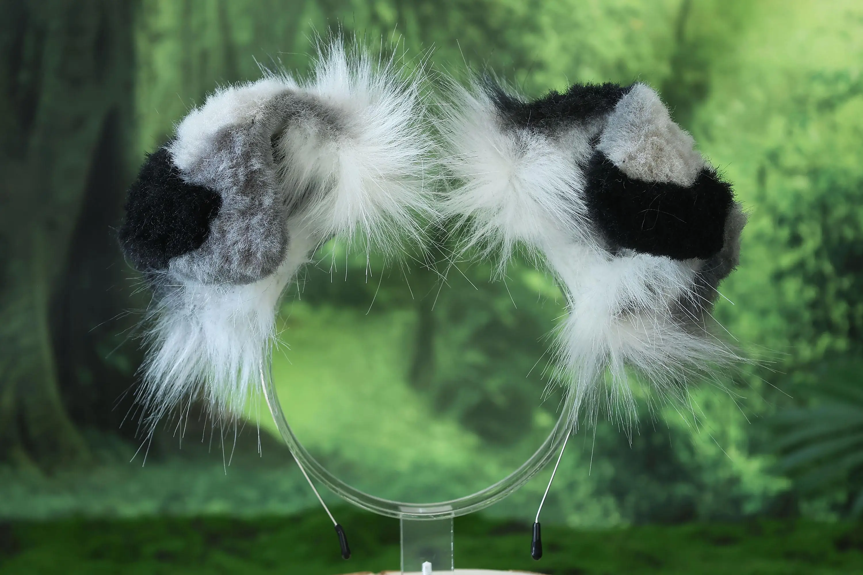 Handmade Shepherd Ears and Tail Set, Dog Cosplay Costume, Animal Ear Headband, Faux Fur Tail, Halloween Accessories, Comic Con 6