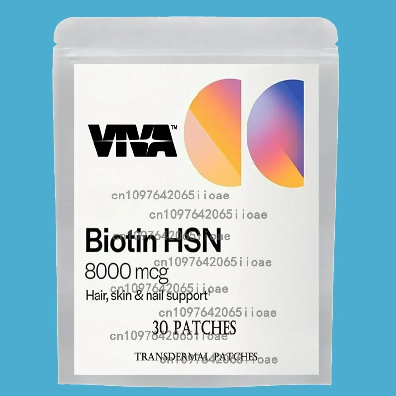 

Прозрачные пластыри BIOTIN с коллагеновыми ногтями и волосами, сияющая кожа, здоровое старение -30 патчей