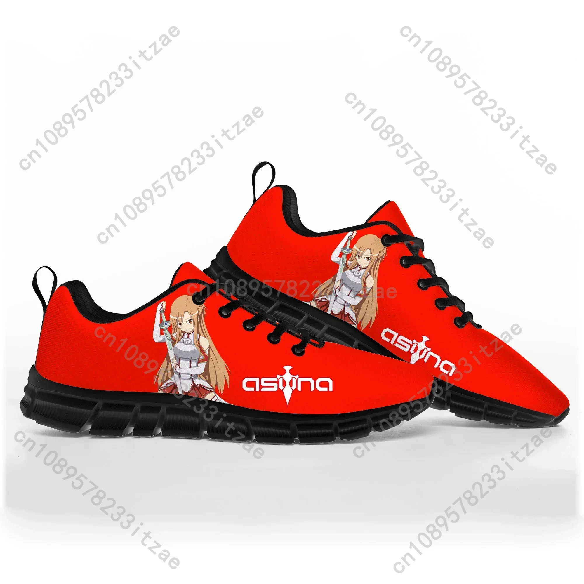 

Novel Asuna Manga Sword Art Online Sports Shoes Mens Womens Teenager Sneakers Custom High Quality Couple Shoe