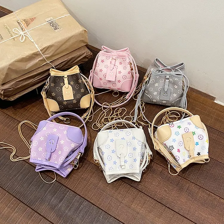 

Мини-сумка-ведро 2026 Premium: универсальная, модная, с цепочкой и узором «старый цветок», на шнурке, через плечо