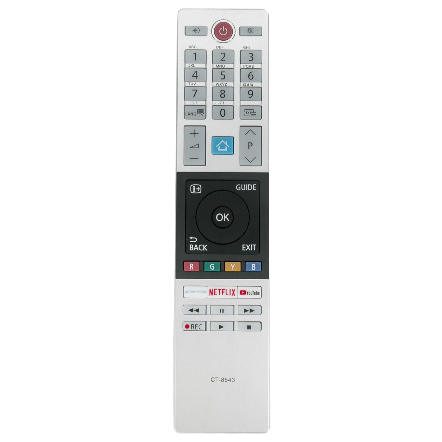 

CT-8543 Remote Control for Toshiba LED HD TV for CT-8517 CT-8528 CT-8516 CT-8536