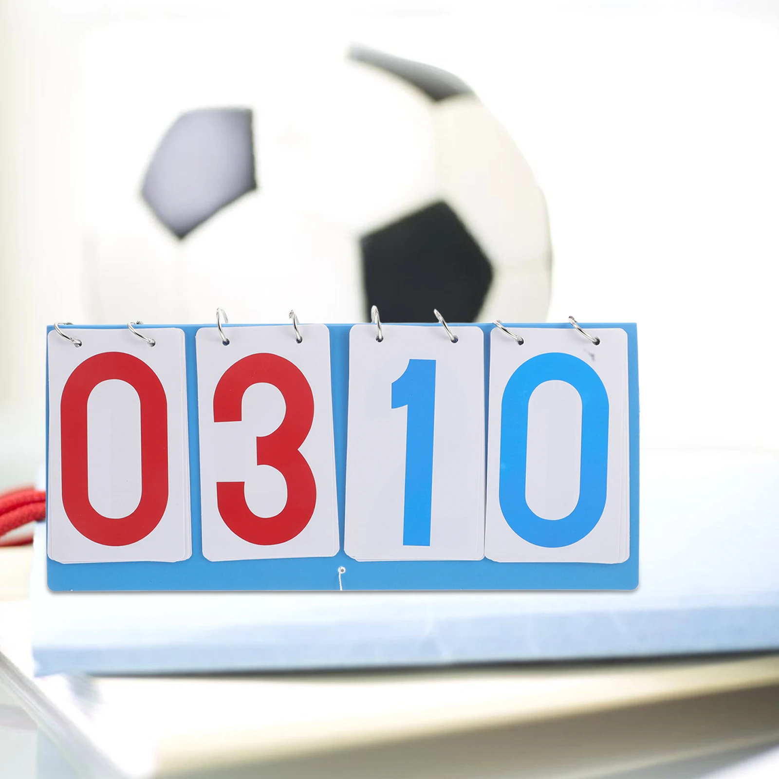 4 スコアボードプラスチック卓上バレーボール卓球ポータブル耐久性のある PVC 素材スポーツアクセサリー