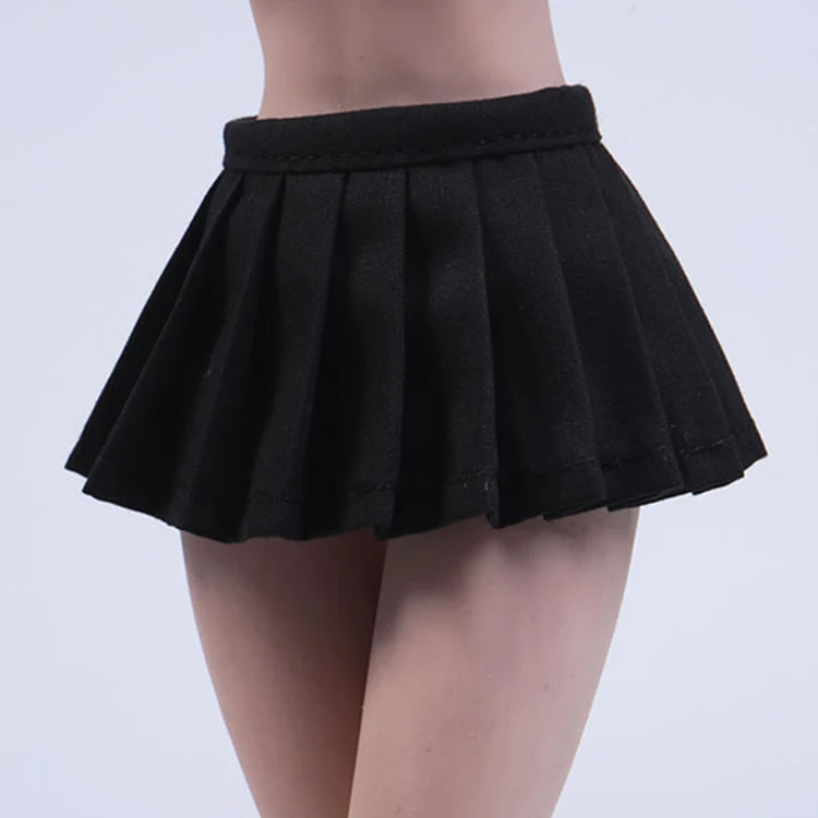 1/6 Scale Female Mini Skirt sexy cute 3 color Uniform Pleated JK Dress fit 12'' action figrue body model