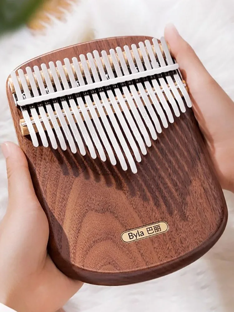 Kalimba intérieur en bois pour fille, clavier de musique professionnel, accessoires d'instruments musicaux, piano à pouce pour enfants, 21 prédire