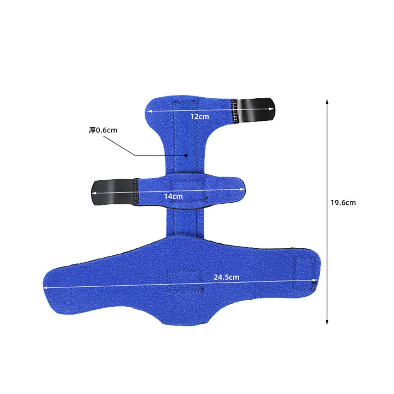 Finger Splint Support Guard Adjustable Hand Brace Protector for Sprains Extension Pain Relief