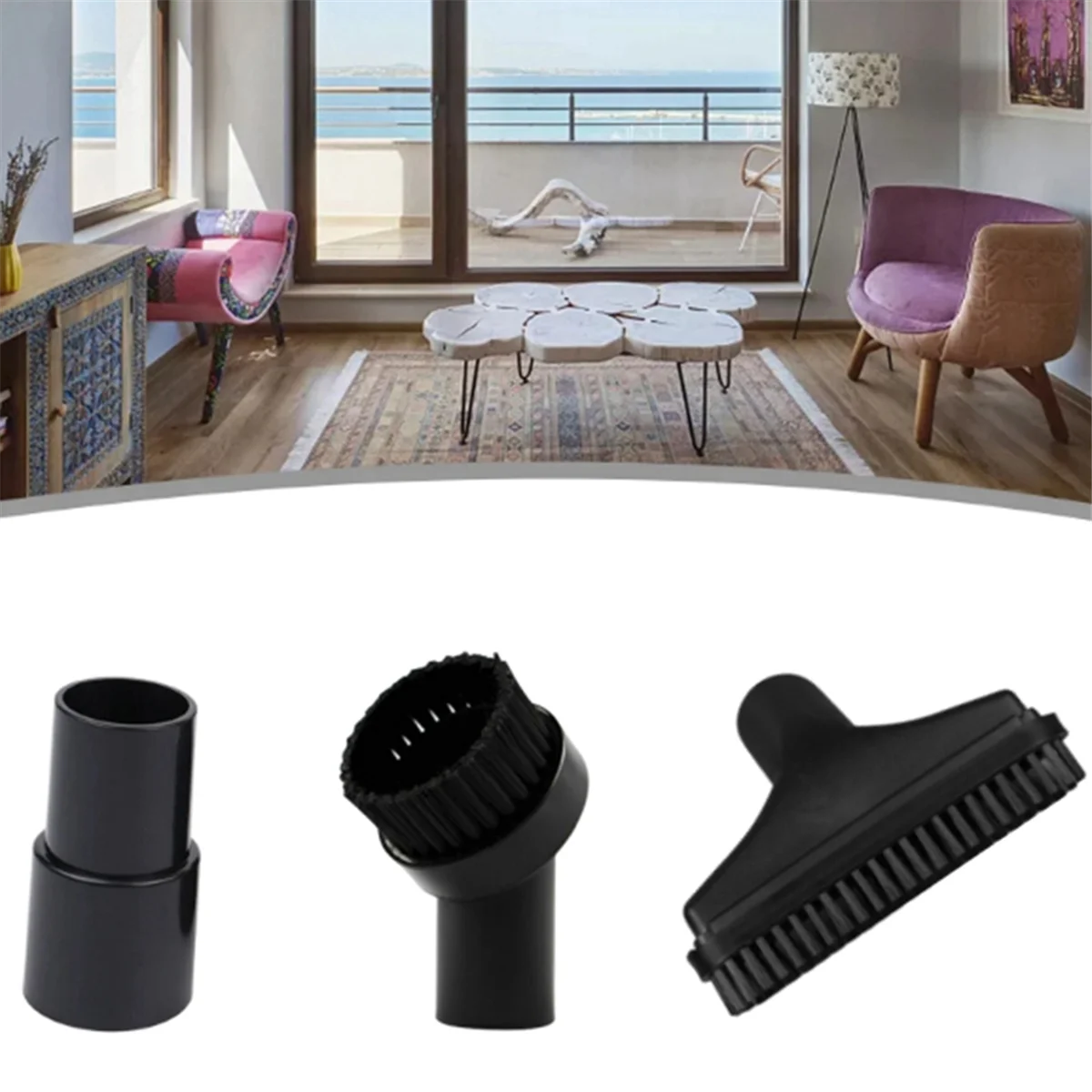 Vacuum Cleaner Brush Head Nozzles with 32/35mm Adapter Vacuum Cleaner Replacement Attachment